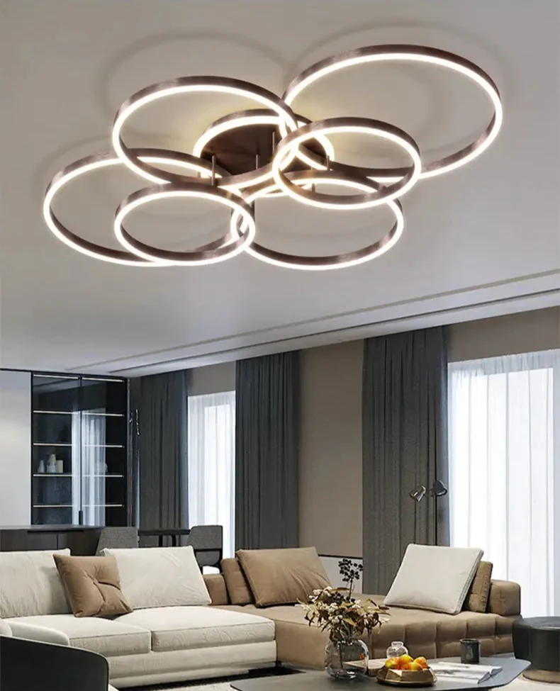 Moderne Deckenleuchte Wohnzimmer Kaffee | Solara