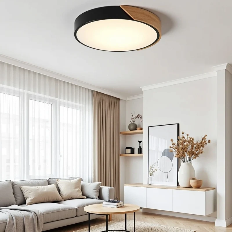 Deckenleuchte Modern, schwarz weiß | Bøde