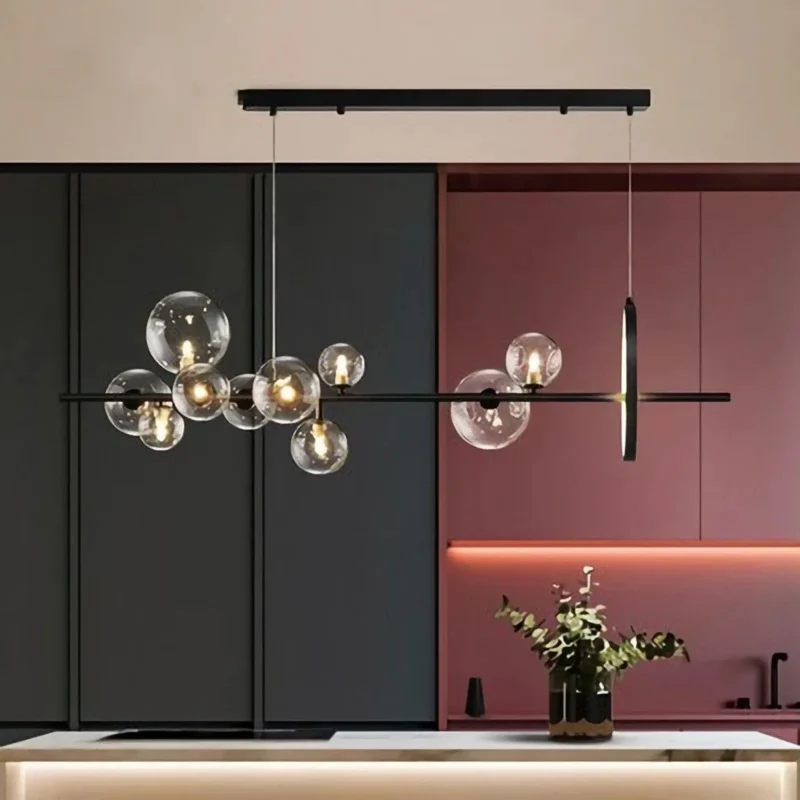 Pendelleuchte Esstisch, Modern, Schwarz | Convexum
