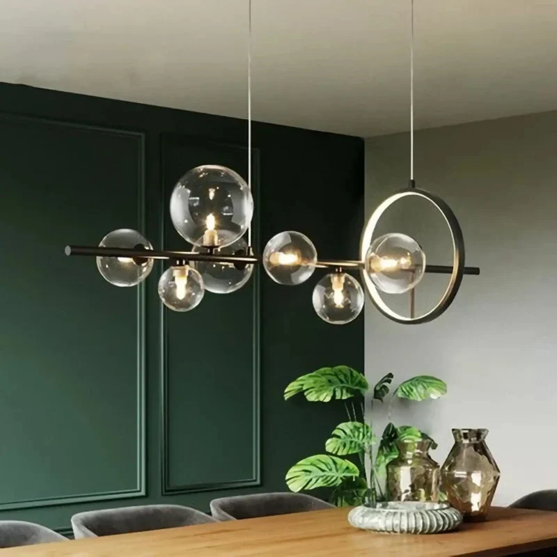 Pendelleuchte Esstisch, Modern, Schwarz | Convexum