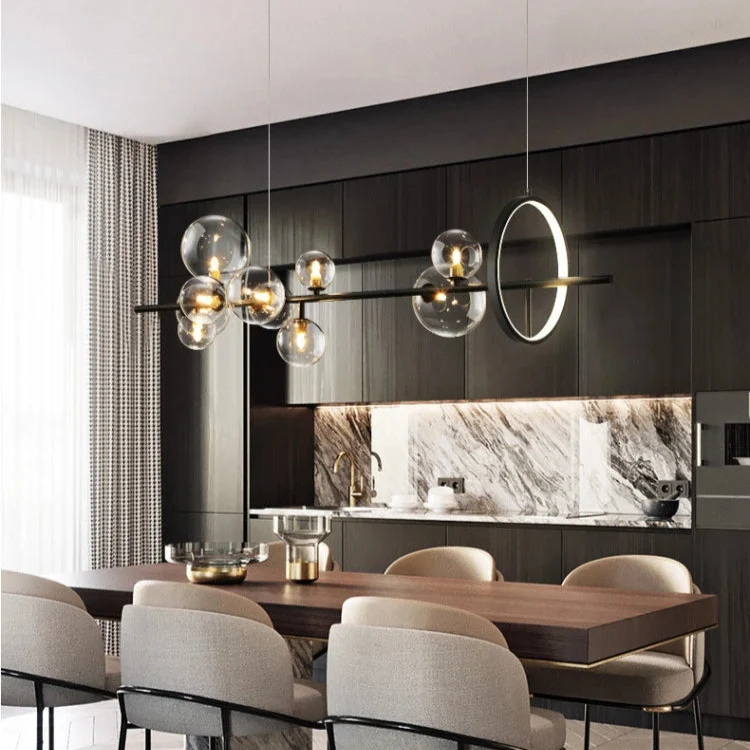 Pendelleuchte Esstisch, Modern, Schwarz | Convexum