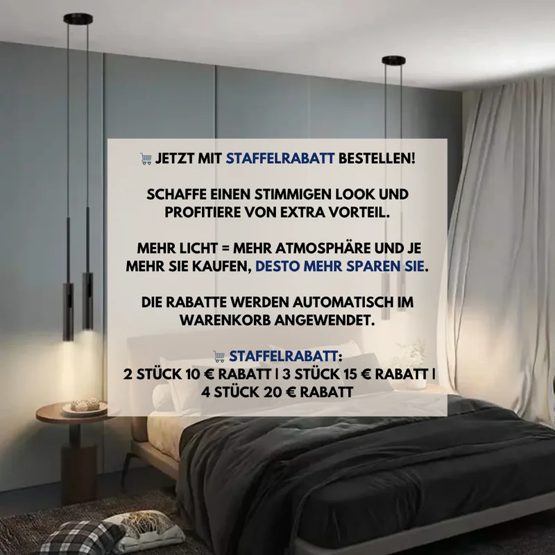 Pendelleuchte Schlafzimmer oder Wohnzimmer | Gnistør