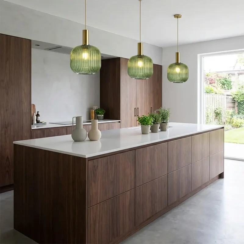 Pendelleuchte Glas, Grun | Vitrum