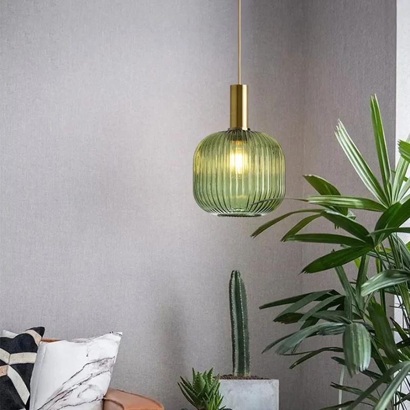 Pendelleuchte Glas, Grun | Vitrum