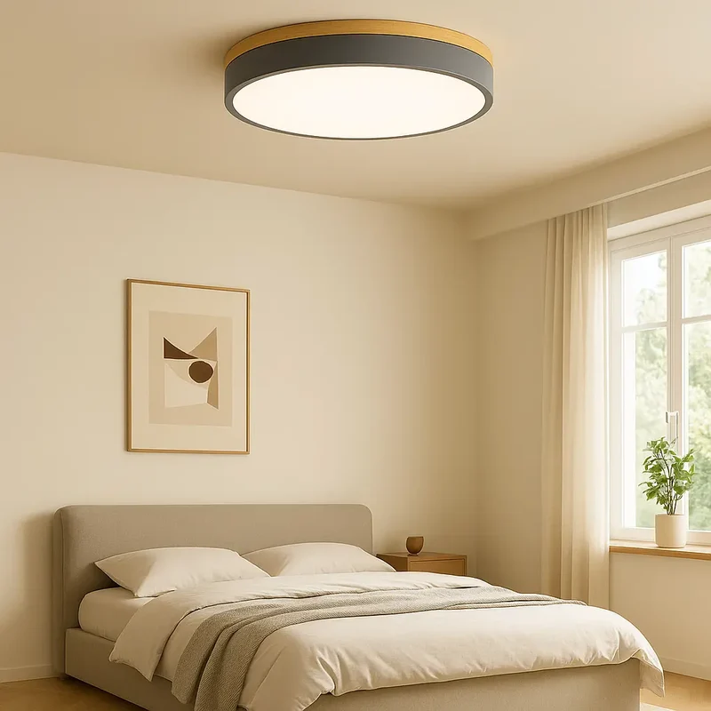 Skandinavische Deckenlampe, mit Holz | Bøde