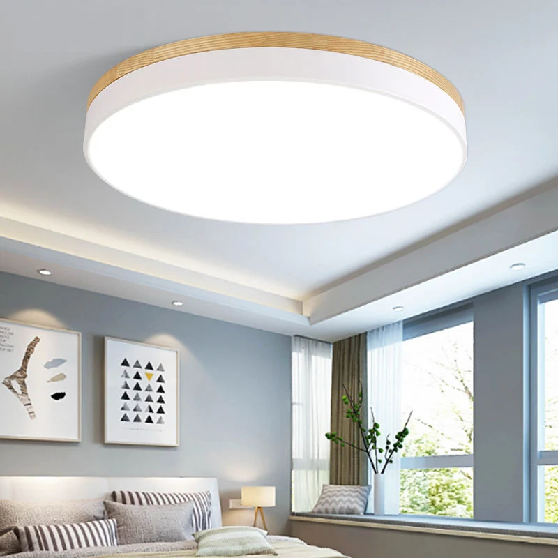 Skandinavische Deckenlampe, mit Holz | Bøde