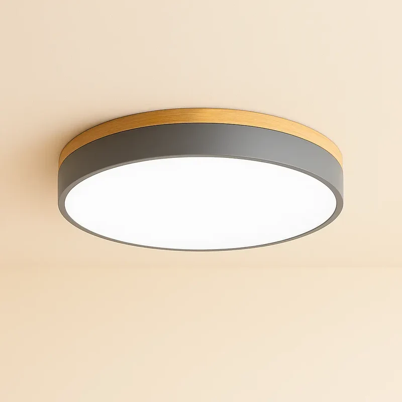 Skandinavische Deckenlampe, mit Holz | Bøde