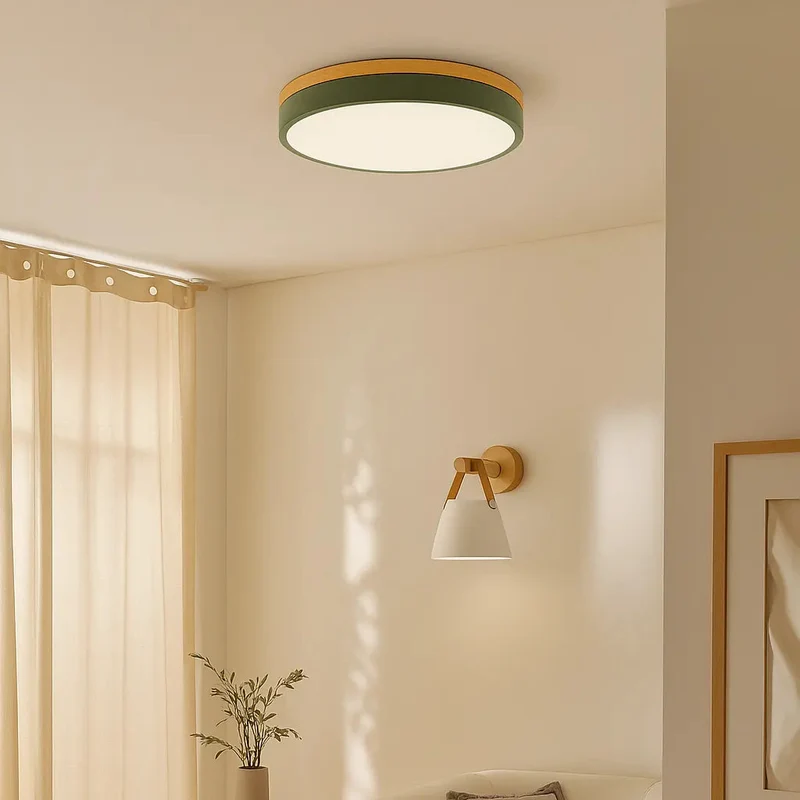 Skandinavische Deckenlampe, mit Holz | Bøde