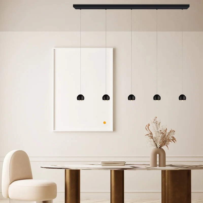 s.luce Beam LED Esstisch-Pendelleuchte Balken 120cm