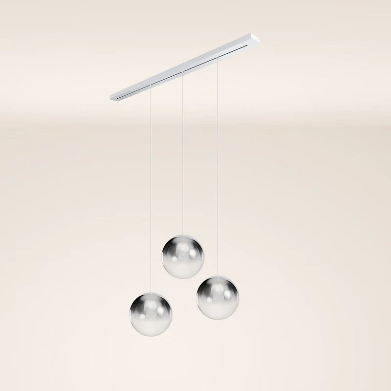 s.luce Orb Esstischleuchte 3-flammig 160cm Ø 3x40