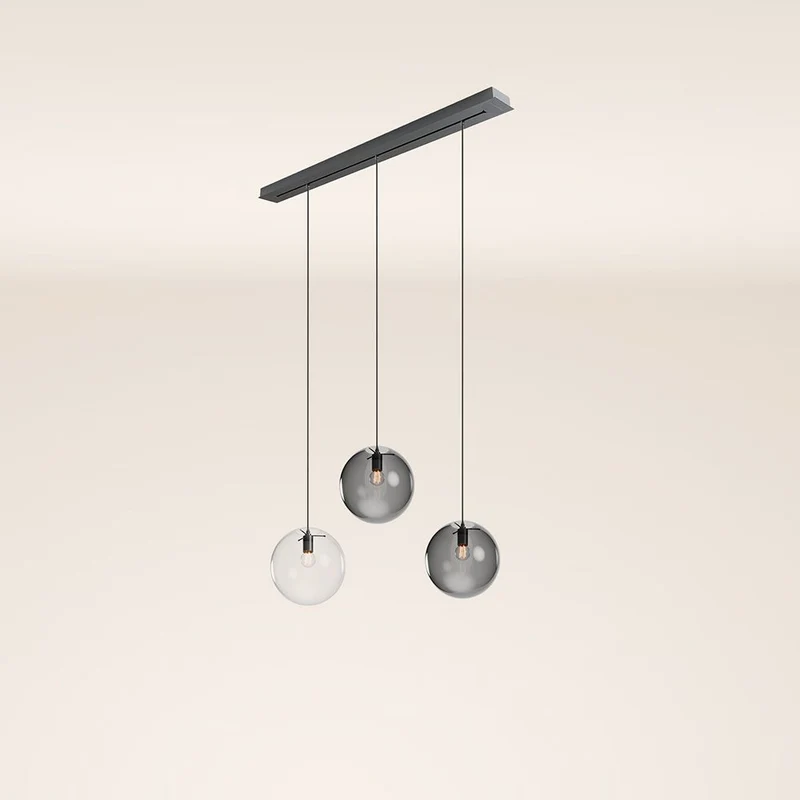 s.luce Orb 3-flammig Ø 30 Esstisch-Pendelleuchte 120cm