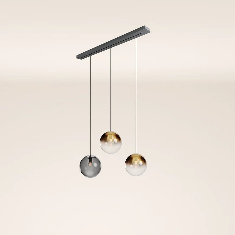 s.luce Orb 3-flammig Ø 30 Esstisch-Pendelleuchte 120cm