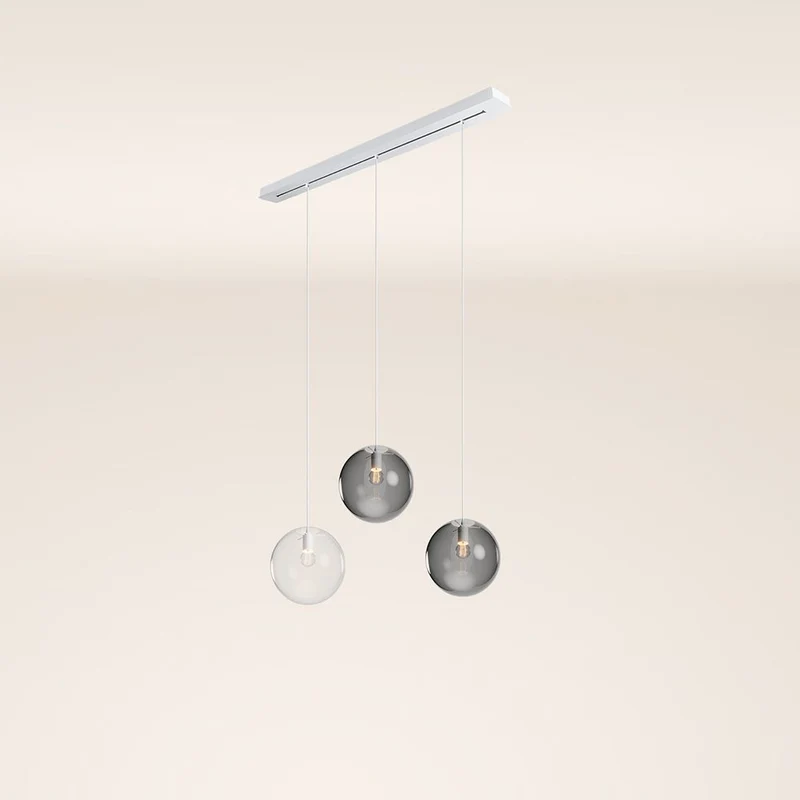 s.luce Orb 3-flammig Ø 30 Esstisch-Pendelleuchte 120cm