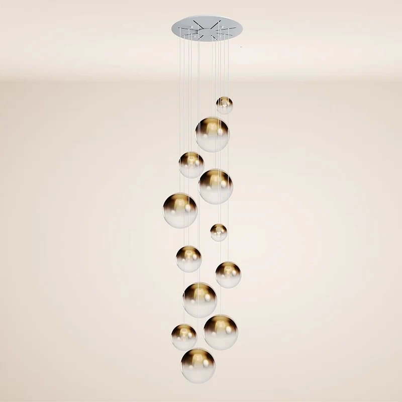s.luce Orb Galerieleuchte 12-flammig Modular