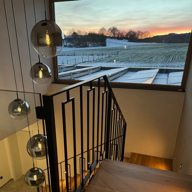 s.luce Orb Galerielampe 8-flammig Modular