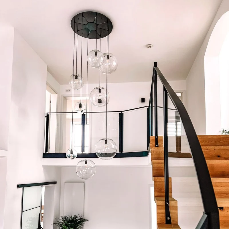 s.luce Orb Galerielampe 8-flammig Modular