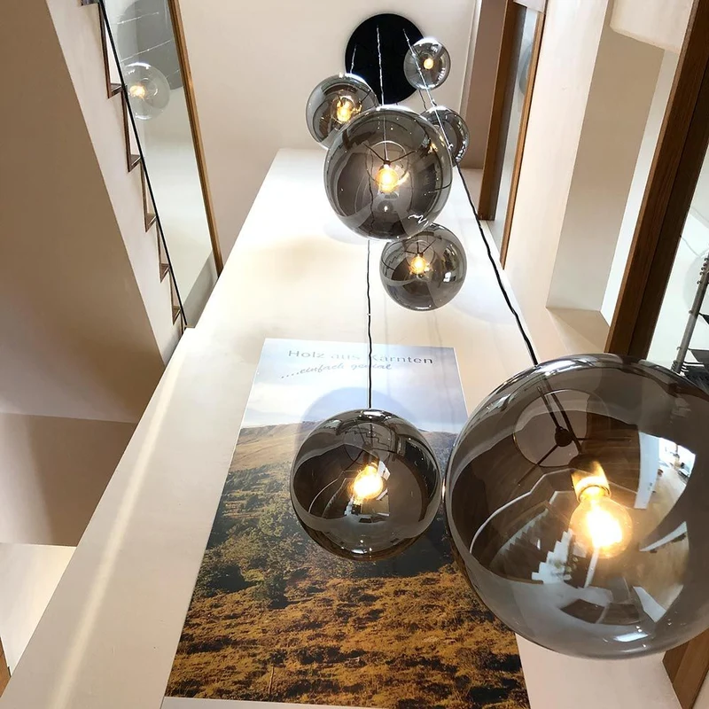s.luce Orb Galerielampe 8-flammig Modular