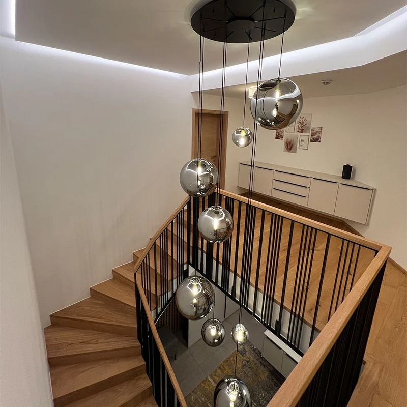 s.luce Orb Galerielampe 8-flammig Modular