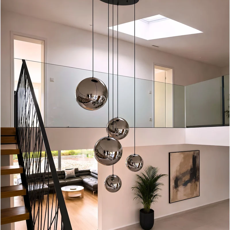 s.luce Orb 5-flammige Galerielampe Modular