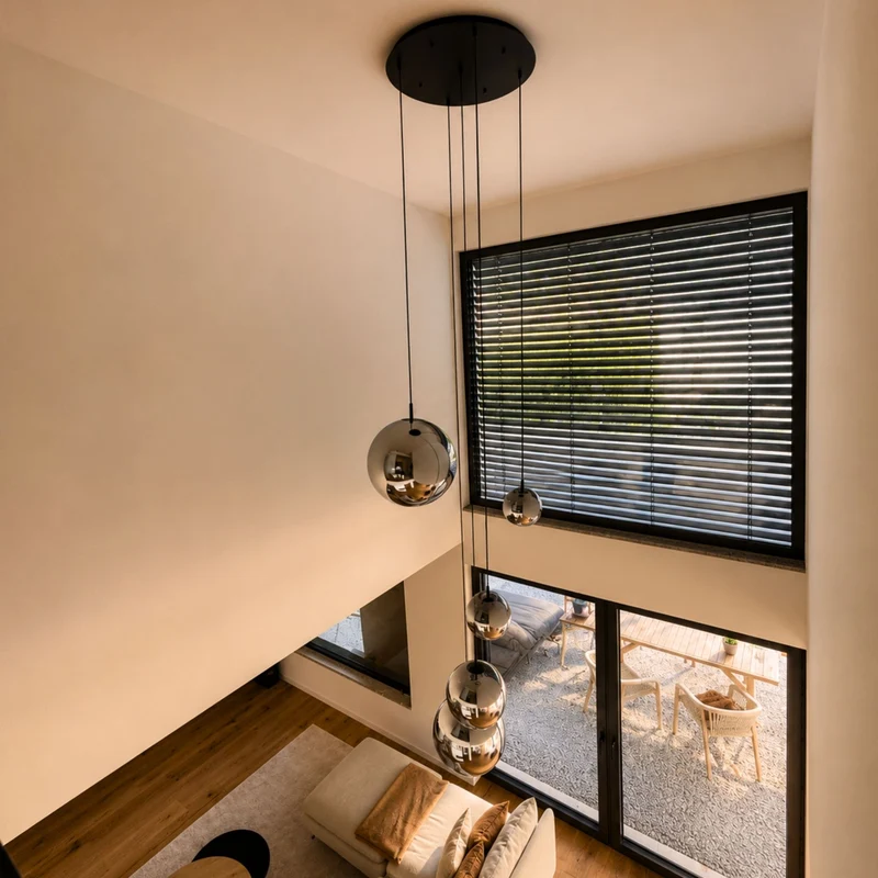 s.luce Orb 5-flammige Galerielampe Modular