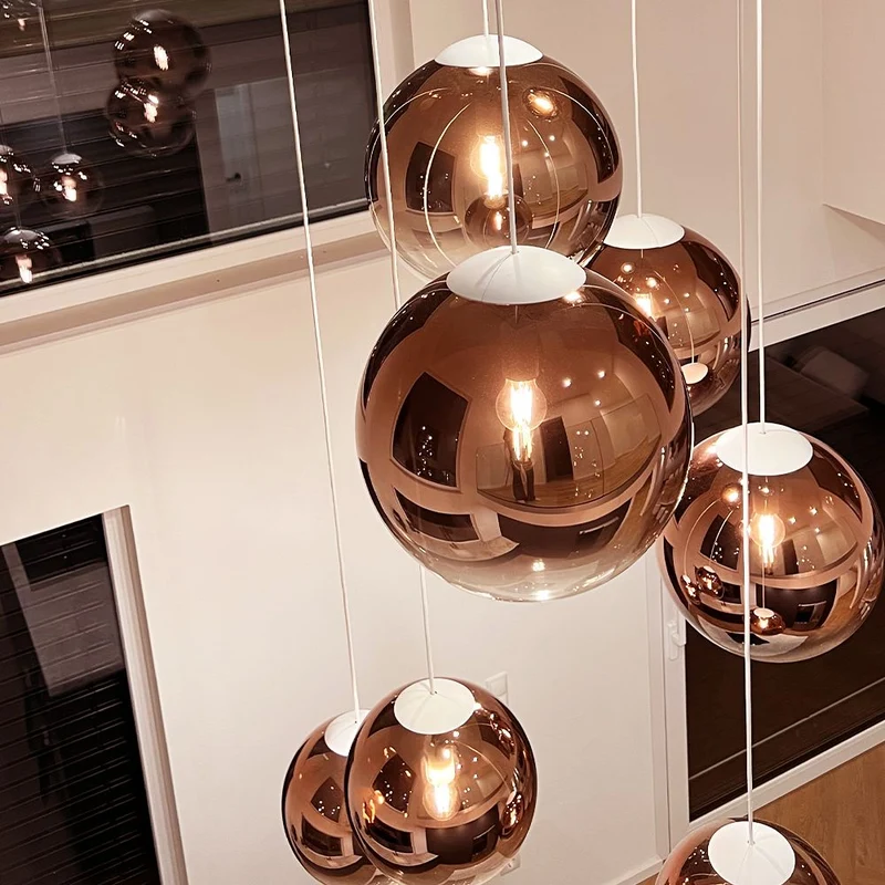 s.luce Orb 5-flammige Galerielampe Modular