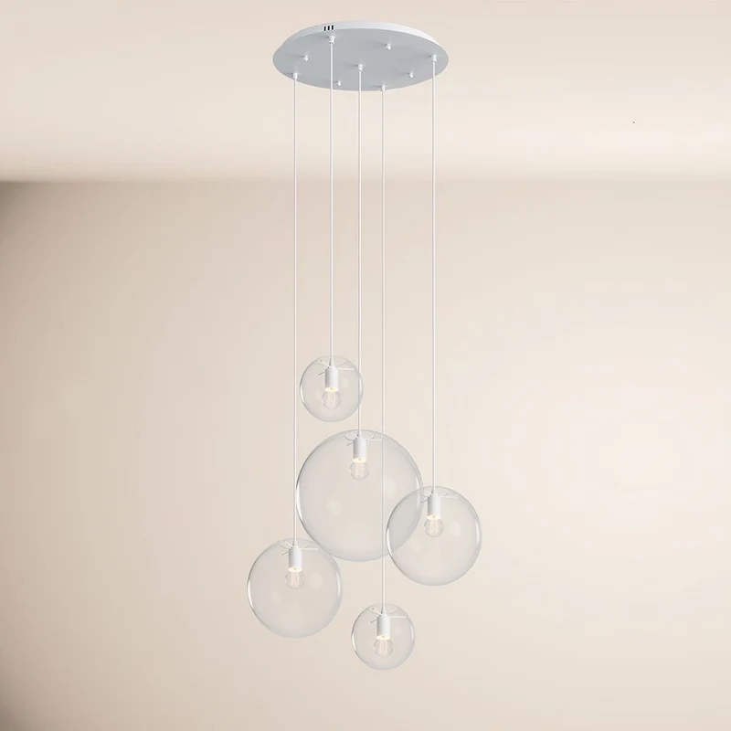 s.luce Orb 5-flammige Galerielampe Modular