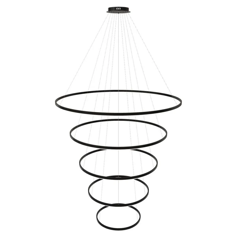 s.luce LED Ring Pendelleuchte 5-flammig Zentrisch