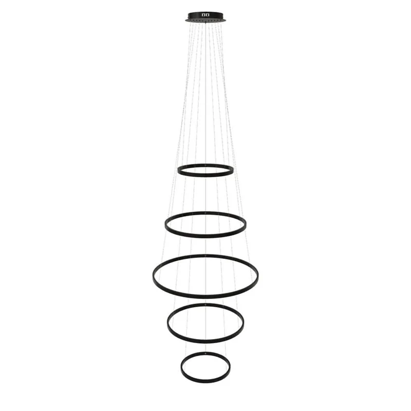 s.luce LED Ring Pendelleuchte 5-flammig Zentrisch