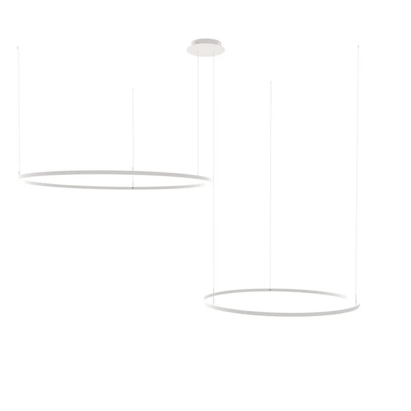 s.luce LED Ring Hängelampe 2-flammig Exzentrisch