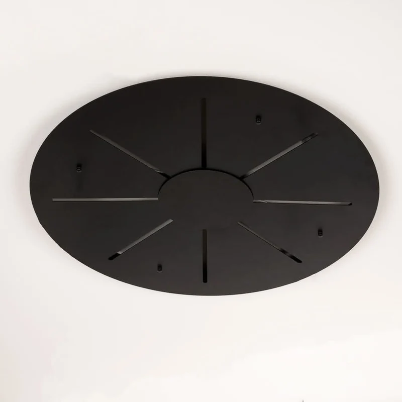 s.luce Fusion XXL Galerieleuchte 8-flammig LED-Ring