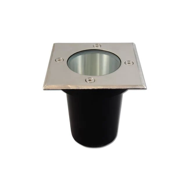 Smart Ground Spot GU10 rund | Athen | Edelstahl | IP66 | Tuya / WLAN | Mehrfarbig