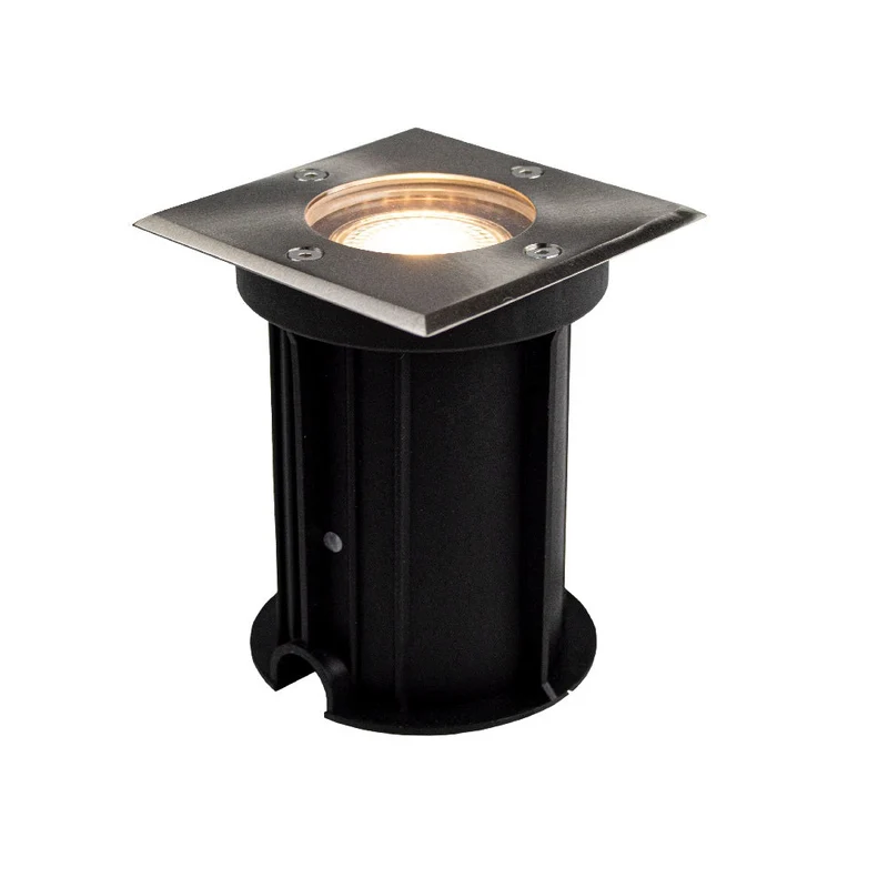 Smart Ground Spot GU10 rund | Athen | Edelstahl | IP66 | Tuya / WLAN | Mehrfarbig