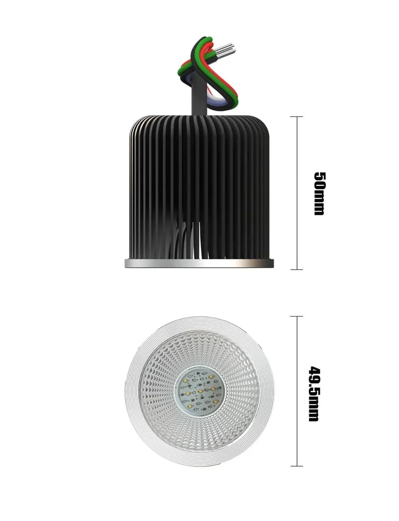 RGBW LED Spot Module | 60° CRI90 24V DC MR16 Style