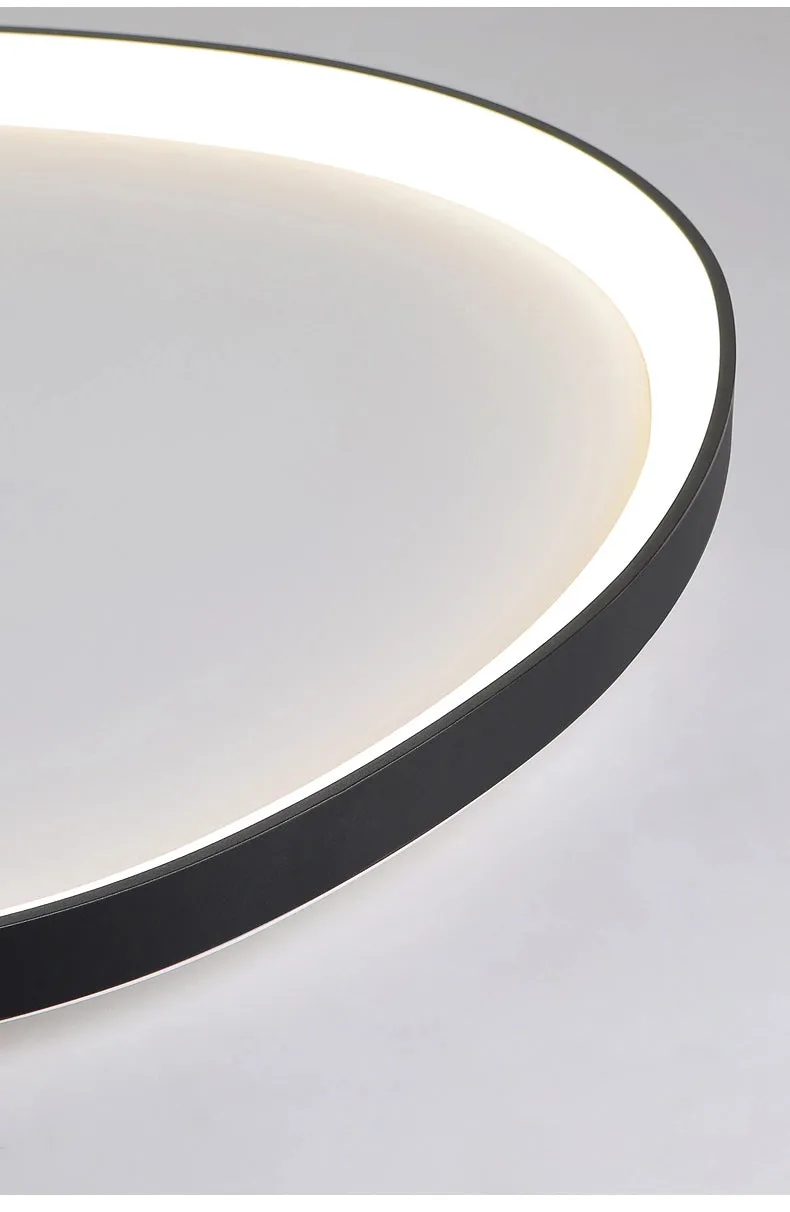 Skandinavische Deckenlampe, weiß und schwarz | Lysrum