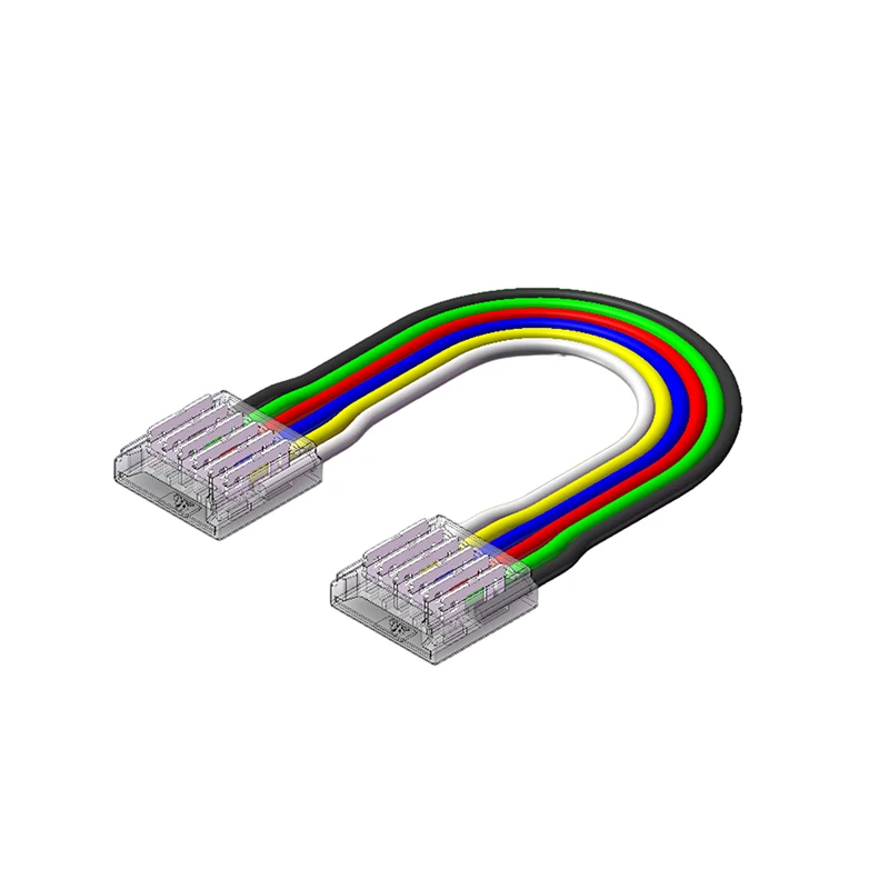 LED-Streifenverbinder | 12 mm | 15 cm | COB | RGBCCT | IP20 | 10 Stück