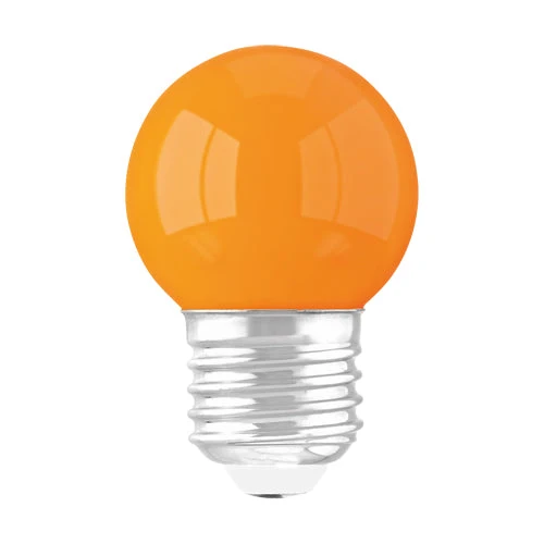 Orange Lichterkette | 50 Meter | inkl. orangefarbener Lampen