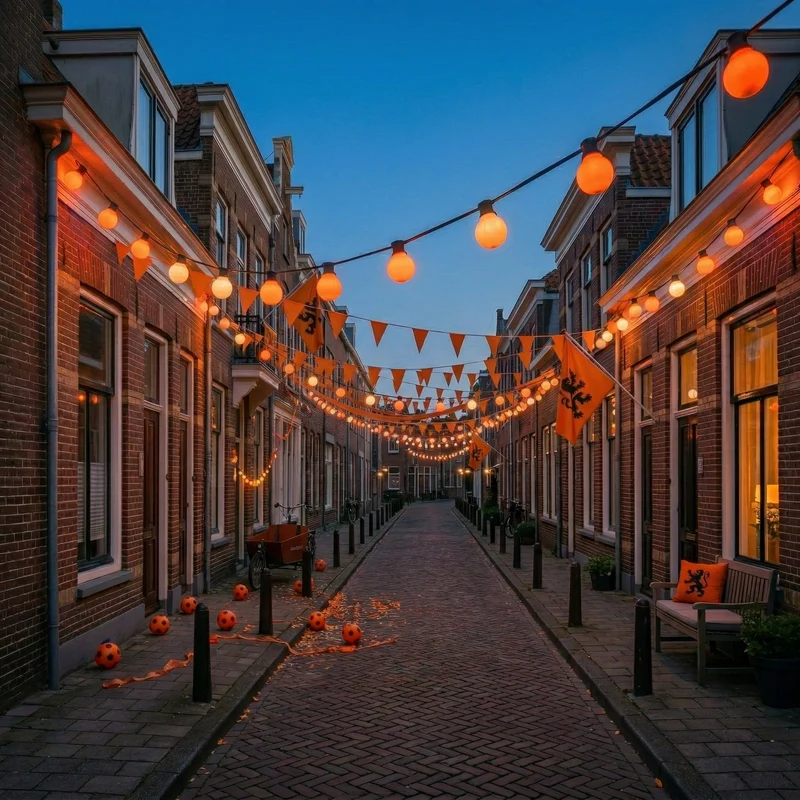 Orange Lichterkette | 100 Meter | inkl. orangefarbener Lampen