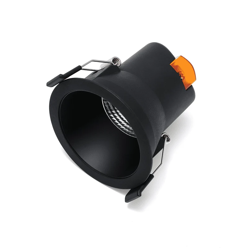 LED-Einbaustrahler | Ø68mm | MIRACLE | Rund | 6 W | Schwarz | Farbtemperaturschalter | Dimmbar
