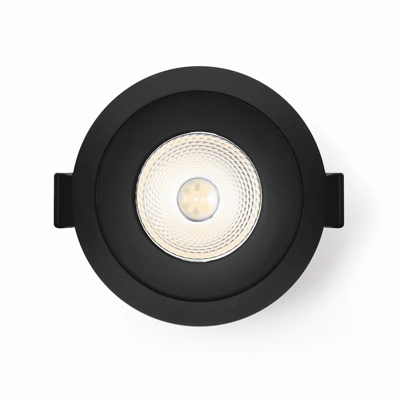 LED-Einbaustrahler | Ø68mm | MIRACLE | Rund | 6 W | Schwarz | Farbtemperaturschalter | Dimmbar