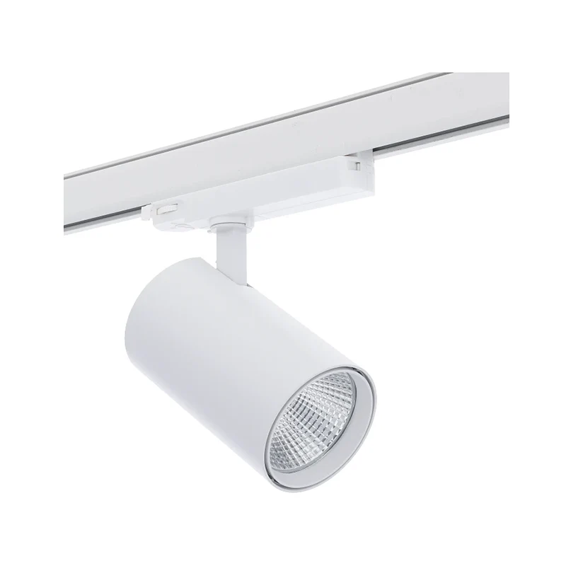 3-Phasen-Schienenstrahler für Lebensmittel | Rosalin | 10W-20W-30W-Leistungsschalter | Weiß | Farbtemperaturschalter | Dimmbar