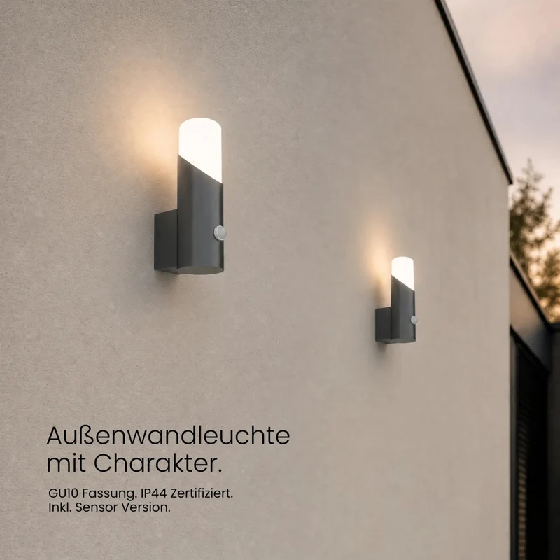 Wandleuchte LIVOR mit Sensor