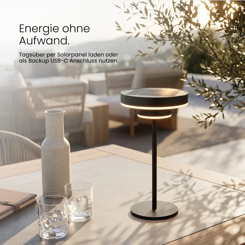 Solar Tischleuchte ELIO