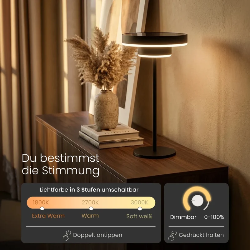 Solar Tischleuchte ELIO