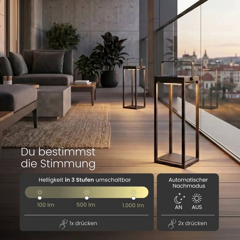 Solar Tischlaterne VANA