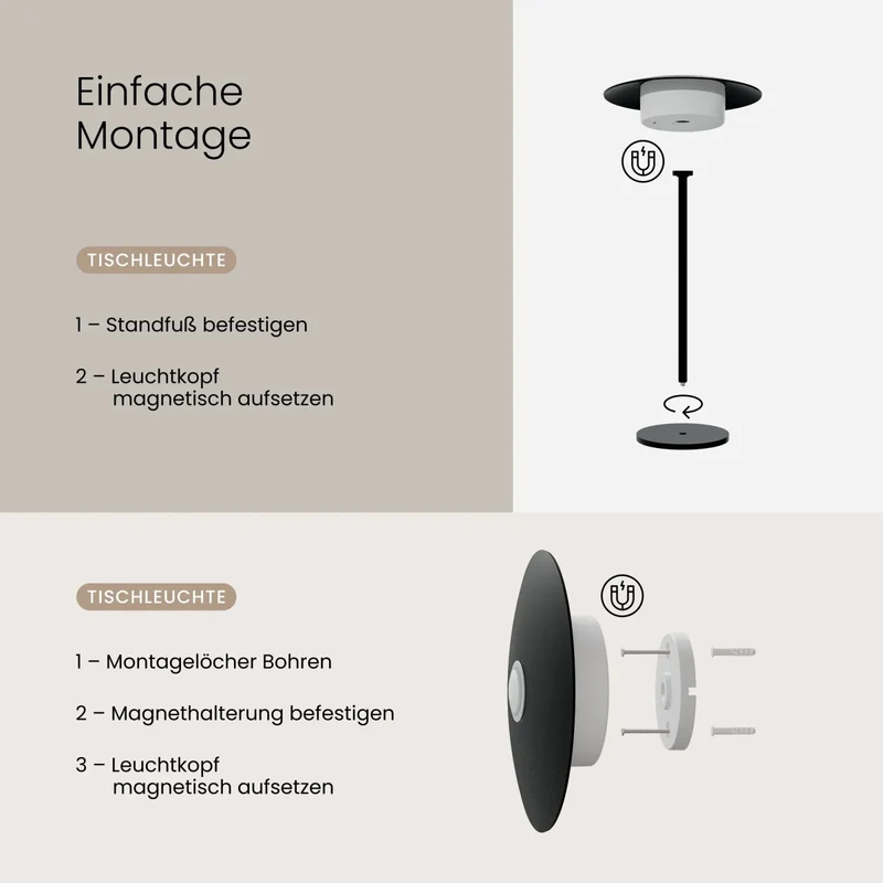 Tischleuchte VARO