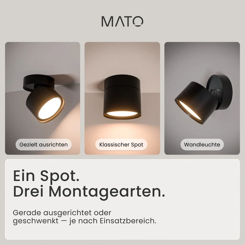 Aufbauspot VARA, GX53