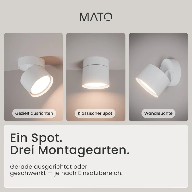 Aufbauspot VARA, GX53