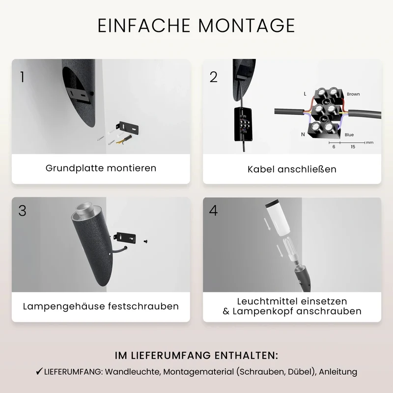 Wandleuchte WAVO