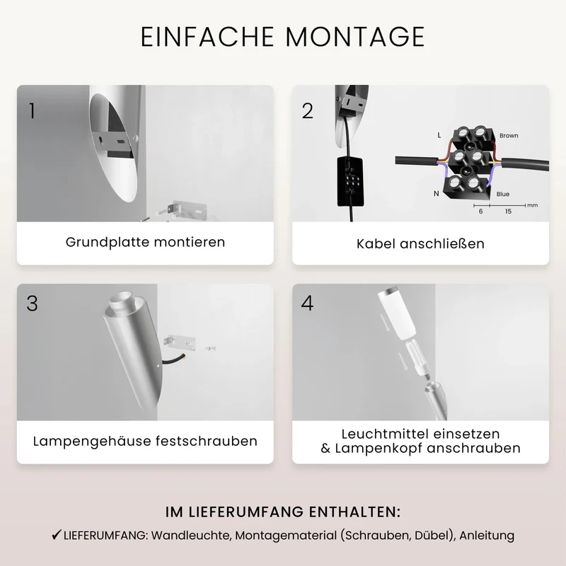 Wandleuchte WAVO
