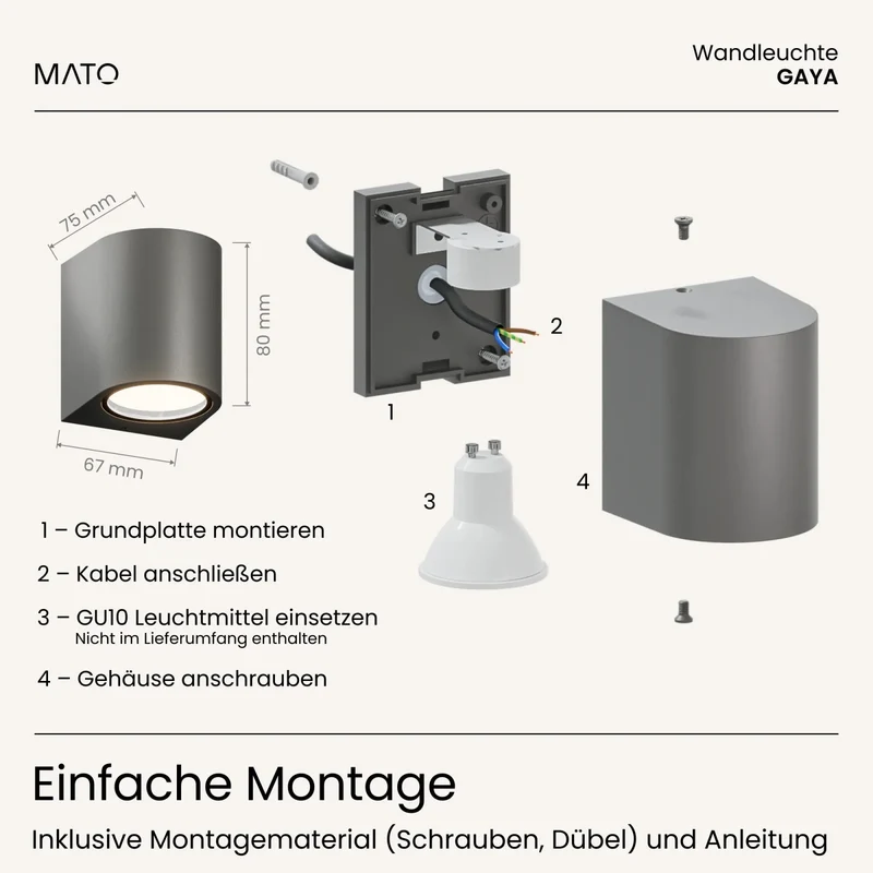 Wandleuchte VAYA